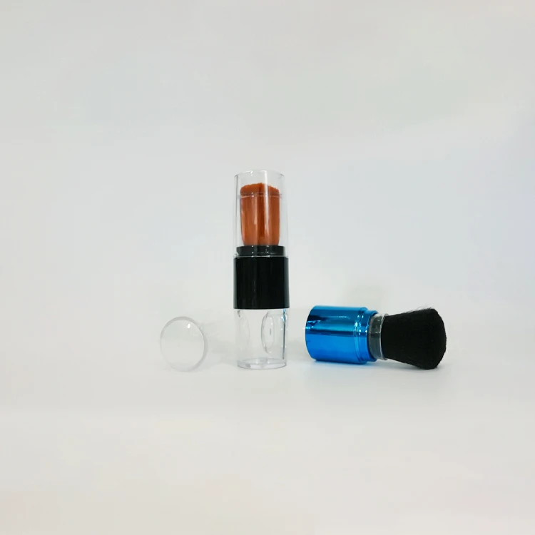 Refillable Face Powder Brush Container With Plastic Handle Buy