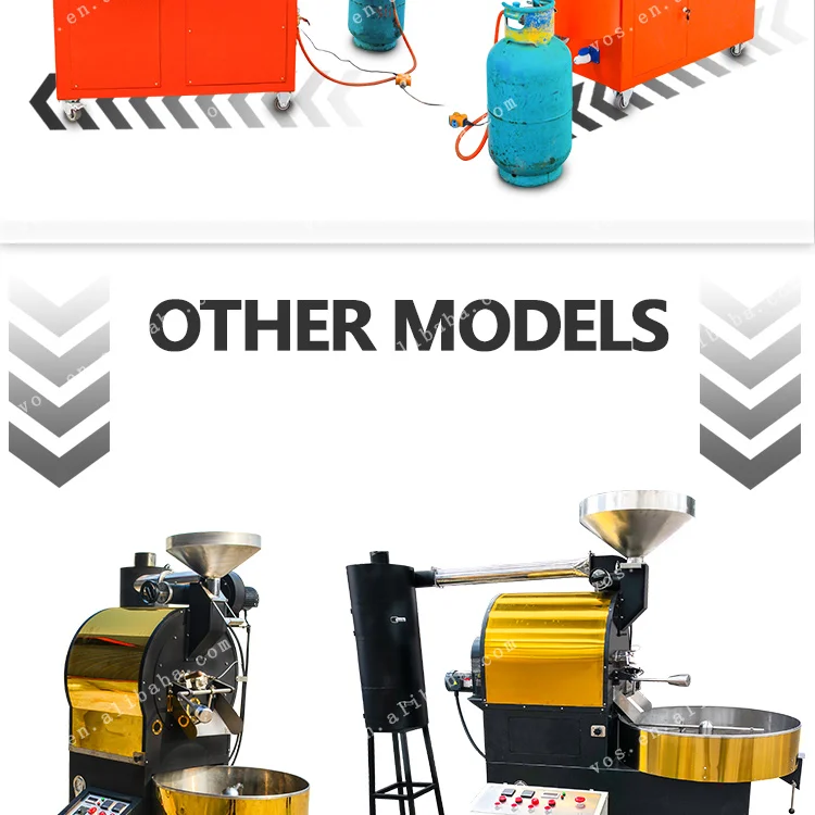 Gas Coffee Roaster/10kg 15kg Coffee Roasting Machine For Sale