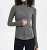 Custom logo wholesale solid womens full zip sport golf performance jacket