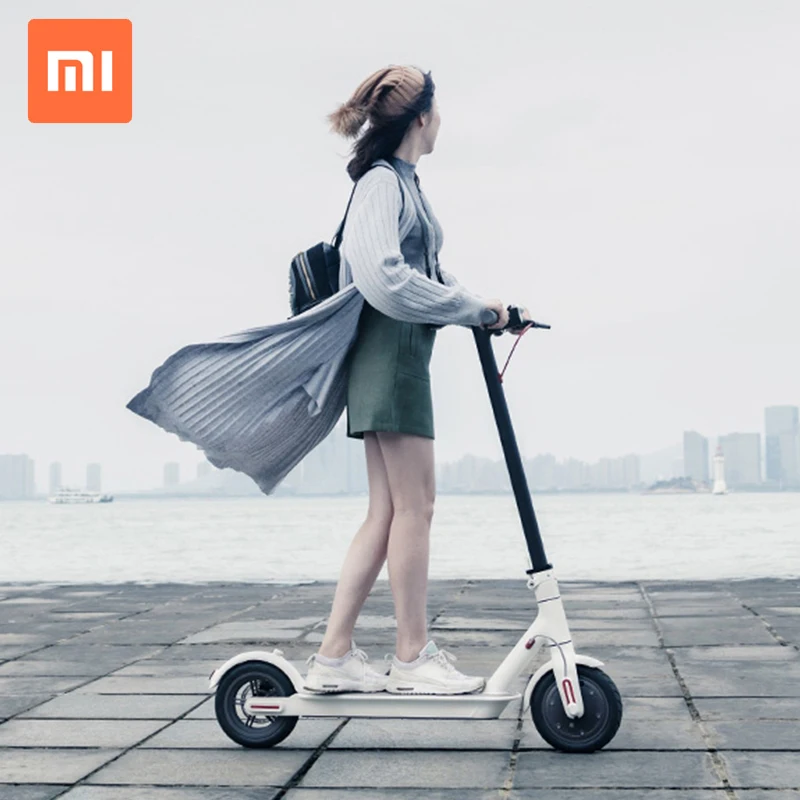 

2 Wheels Smart Electric Scooter with Handle Xiaomi Mijia Brand Wholesale, Black and white
