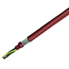 4x1.0mm2 Silicone Multicore SiHF-C-Si Brick Red Cable