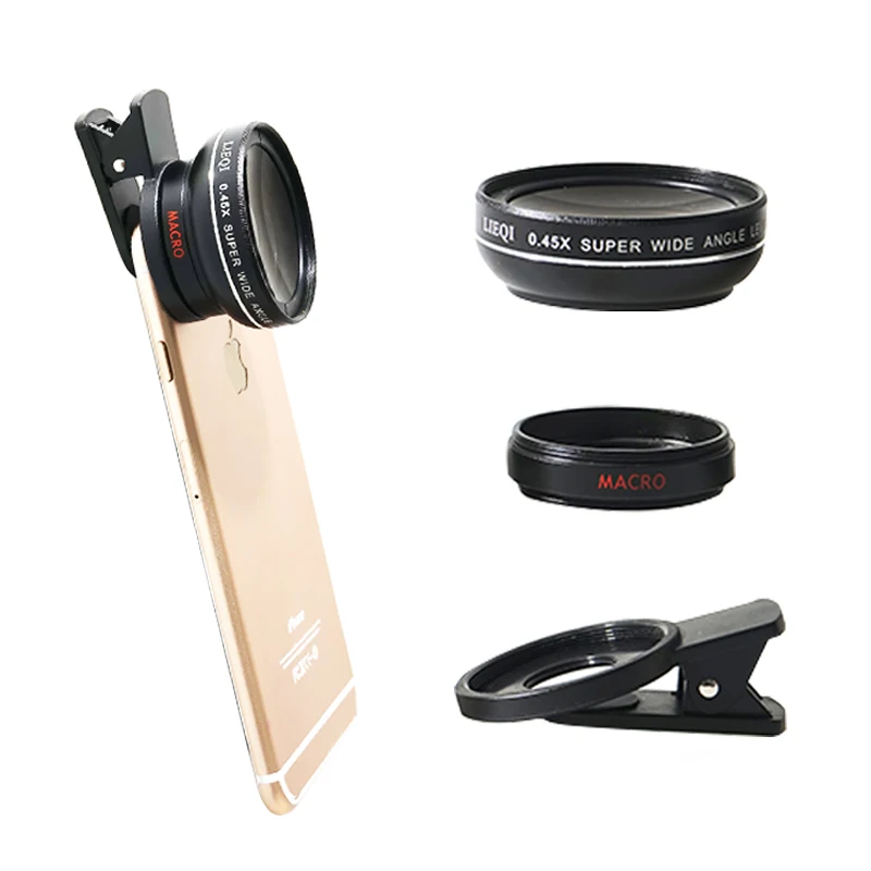 

External Phone Camera Lens Kit 0.45x Super Wide Angle Lens