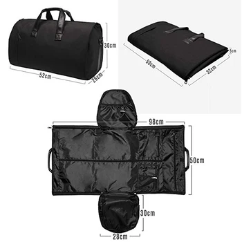 garment bag and duffel