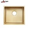 Oem new design undermount gold farm sink sri lanka stainless steel nano utility kitchen sink with single bowl
