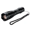 CACACO 1 Pack Aluminum Flashlight with Lanyard Best Tools for Camping, Hiking, Backpacking, Fishing etc. Batteries Not included