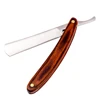 mens wood straight razor blades for barber