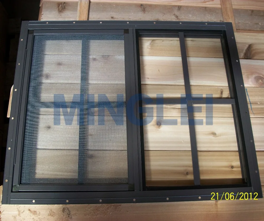 Minglei cheap aluminum double glazed windows for sheds and barns details