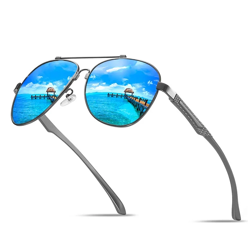 New Alloy Frame Classic Driver Men Sunglasses Polarized Eyewear Aviation Sun Glasses For Men