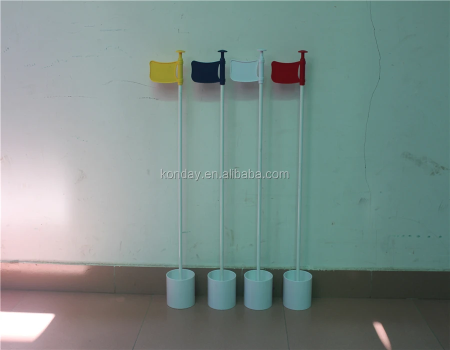 

Golf Putting Green Flagstick ,Backyard Portable Plastic Flag & 10cm Hole Cup