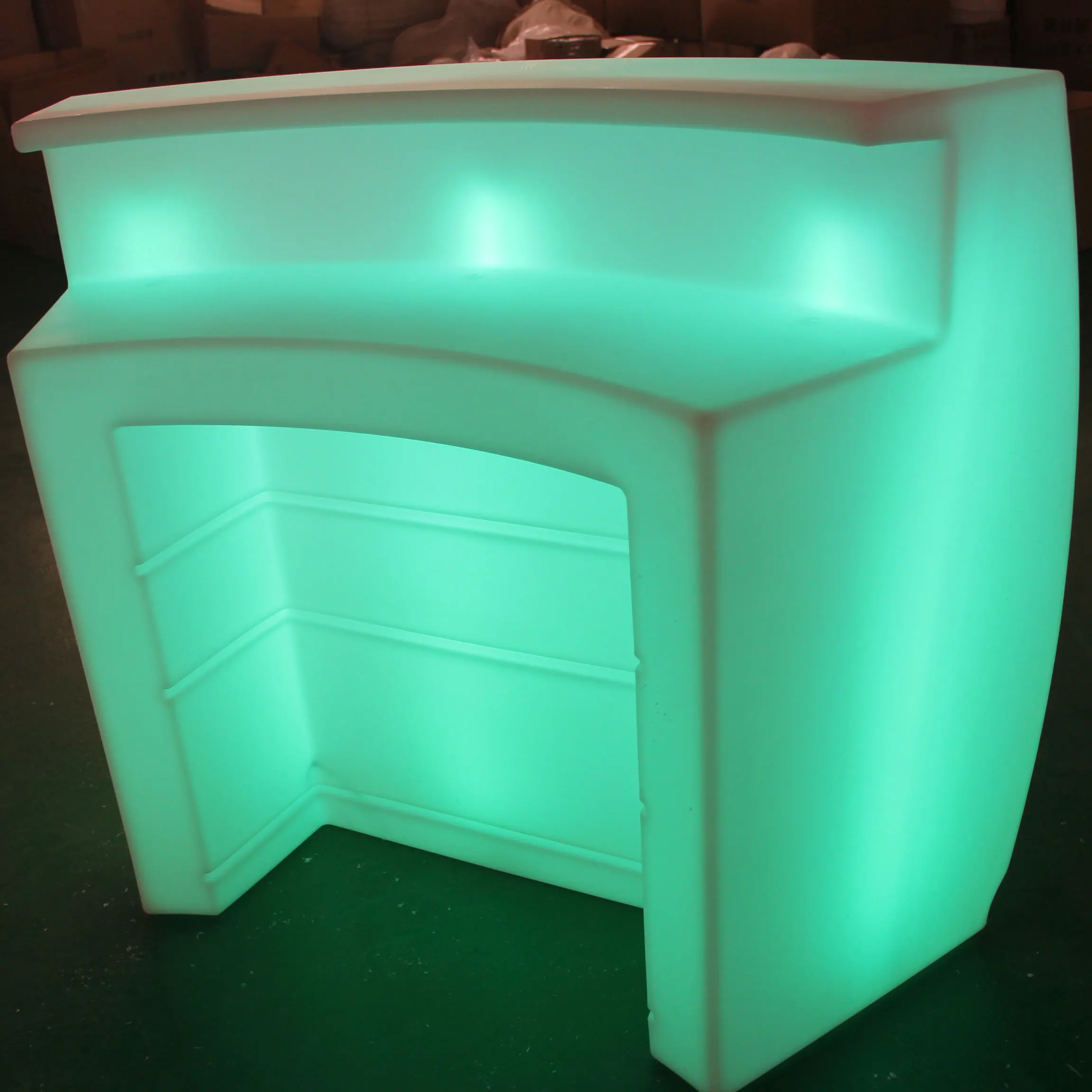 
2019 outdoor LED light modern illuminated bar counter 