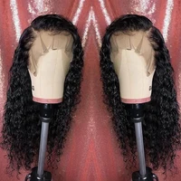

360 Lace Frontal Wig Pre Plucked With Baby Hair 180% Deep Wave Full Curly Bob Brazilian Lace Front Human Hair Wigs Remy Women