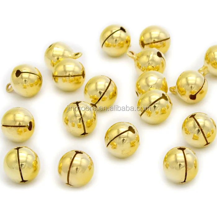
MJB01 Decoration Pet Pendants Key Crafts Colorful Jingle Bells With Bead 