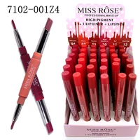 

Ready To Ship MISS ROSE High Pigment Matte 2 IN 1 Lipstick pen