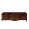 Classic wooden living room antique console table drawer