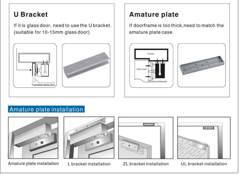 Aluminium Parts Small Door Nip Ideal For Glass Door,Z ... magnetic lock wiring diagram 