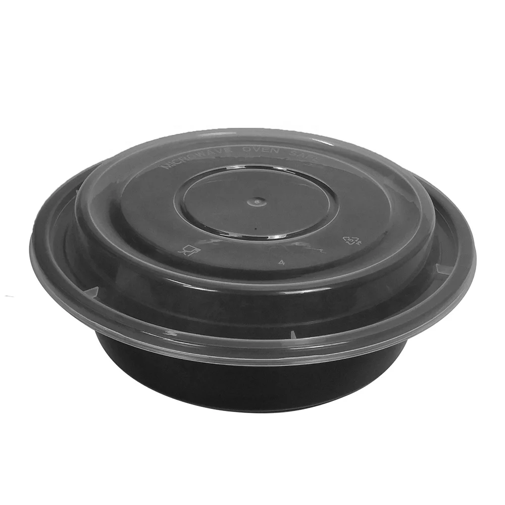 16oz Round Deli Container With Dome Lid,Plastic Disposable Fruit And