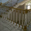 New Modern Home Decoration Crystal Stair Railing with metal base