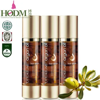 High Quality Acrylic Bottle Best Argan Oil Hair Serum For Heat Protect