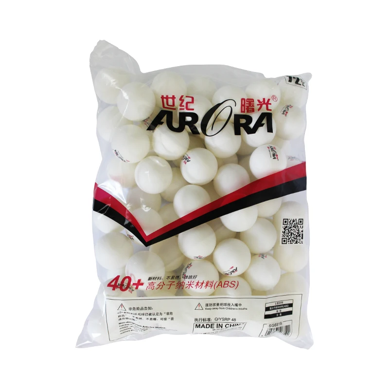Hot Sales Aurora 40 Mm+ Cheap Price Table Tennis Balls Customized Logo