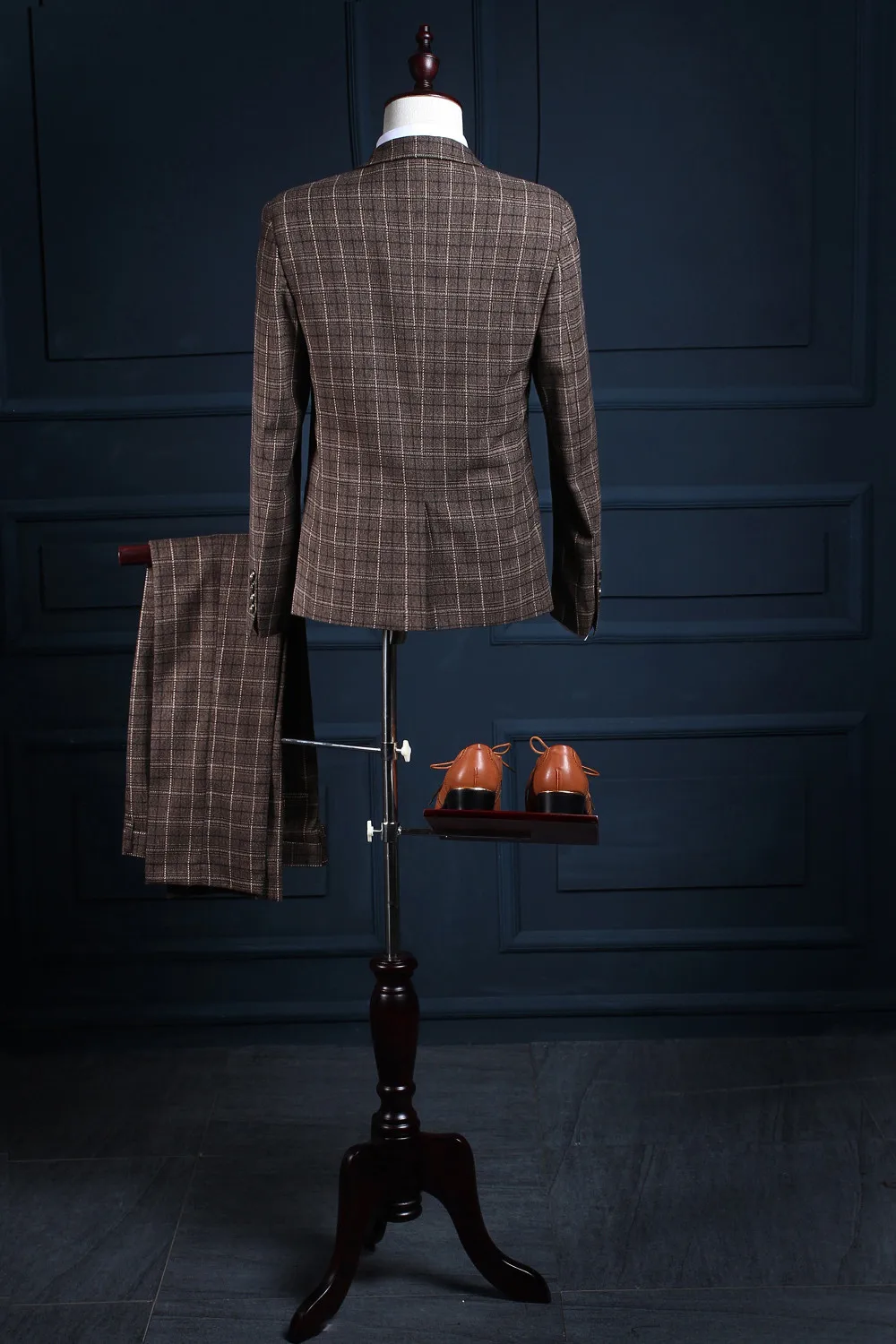 Traje De Esmoquin A Cuadros Para Hombre,Abrigo + Pantalones + Chaleco,Ropa  Formal Para Fiesta,Ternos,Envío Gratis,Última Moda - Buy Hombre Ternos  Hacer Sus Matrimonios Envío Gratuito,Fiesta Achkan Traje,Traje De 3 Piezas  Product on