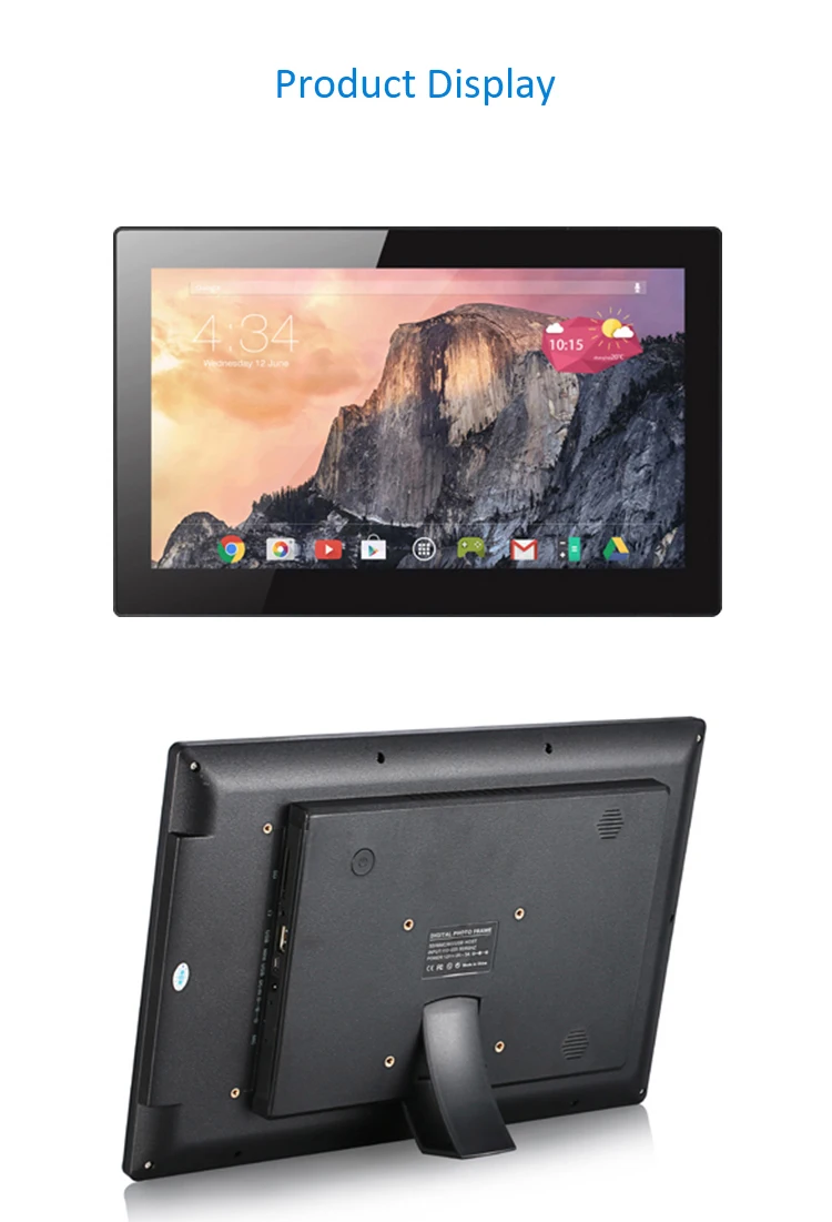 Large Size 15.6 Inch Eink Digital Photo Frame Support Music Video And