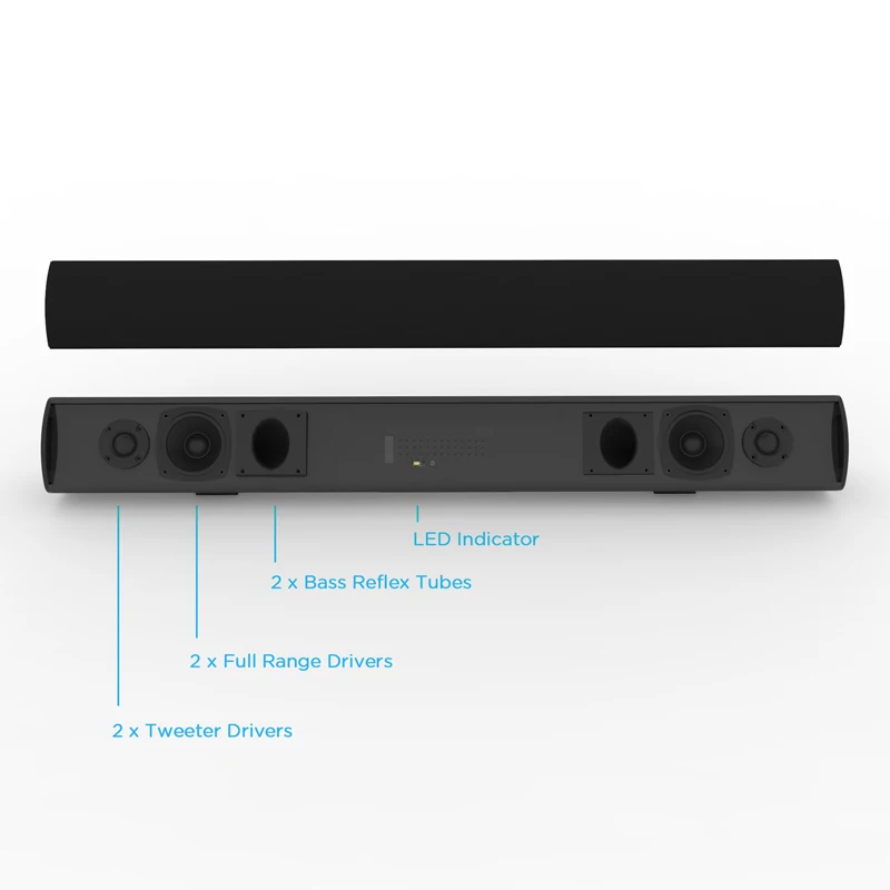 

Wireless Sound Bar with HiFi Micro System, N/a