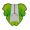 OEM 500pcs green leaf nail forms