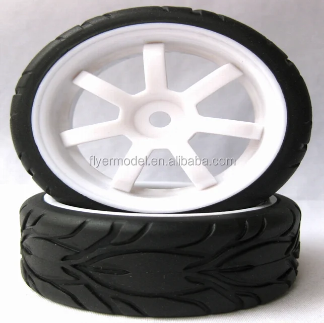 1/10 Rc Touring Car Tires Rubber Wheels For 1/10 On Road Car ( 20181