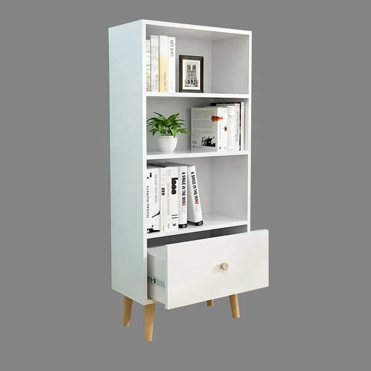
hot selling modern wooden China factory price shelf bookcase for living room  (60822677377)