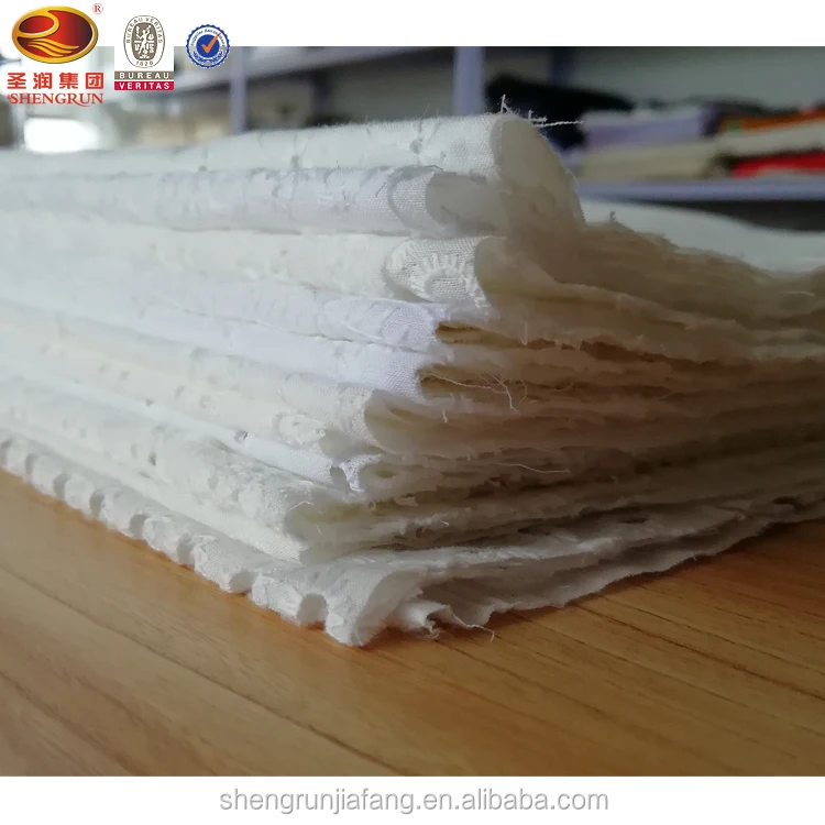 Factory hot sale white TC lace embroidery fabric for garment