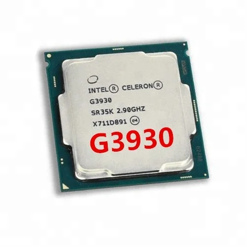 100% new and original Intel G3930 CPU 2.9G 51W 2 Cores 2 Threads 1151 14NM HD610 DDR4 Desktop PC cpu Processor