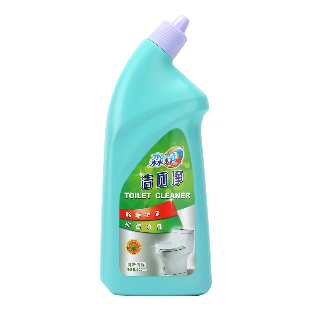 

600ml Eco-friendly High Quality Cleaning Bathroom Toilet Bowl Cleaner Liquid Detergent, Yellow transparent