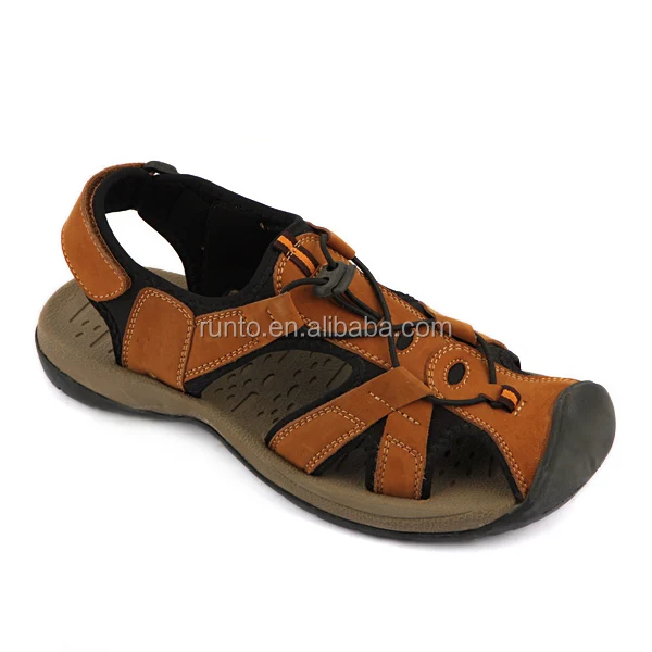 Cheap Latest model Arabic 2016 beach summer leather men's sandals shoes
fashion sport flat sandal for men