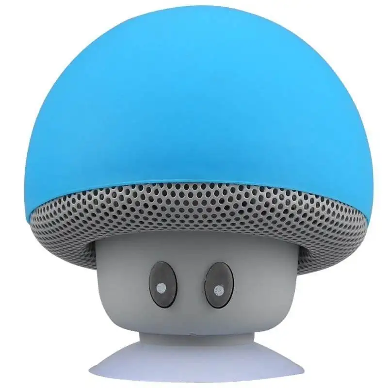 

Wholesale Water Proof music mini mushroom bluetooth speaker, Black white grey blue