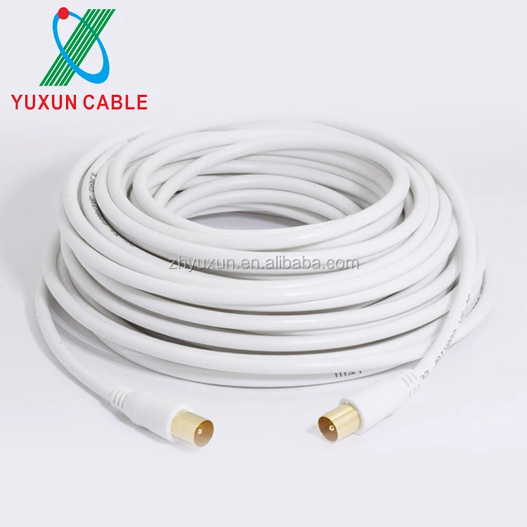 Catv Cable Tv Connectors 75ohm 3c2v Coaxial Cable Buy Catv Tv Cable