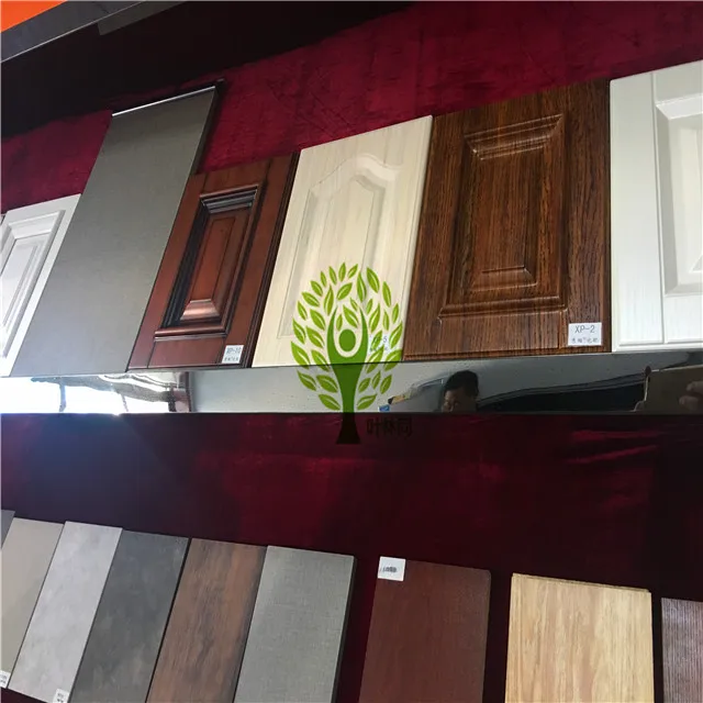 High Gloss Pvc Coated Mdf Kitchen Cabinet Door Panel With ...