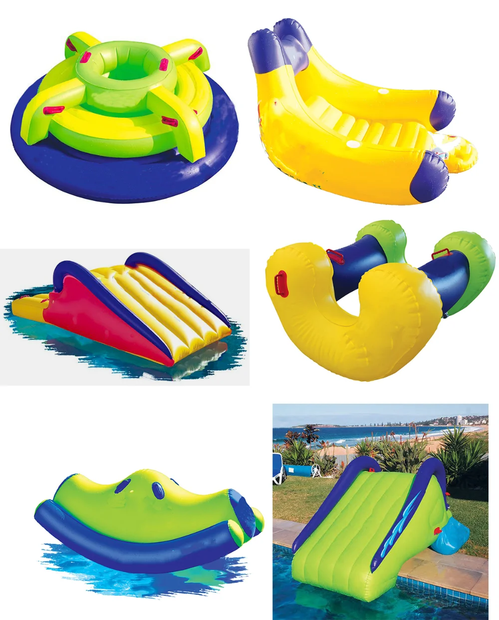 Custom Children Inflatable Slides Inflatable Swimming Pool Slide For