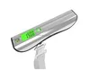 Built-in 1 meter tape measure electronic luggage scale with Blue backlight travel scale for 50kg