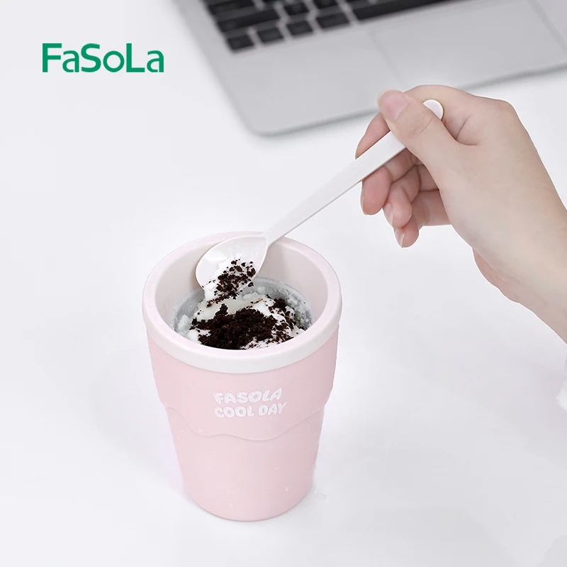 

FaSoLa Smoothie cup Diy milkshake Popsicle ice cream mold home ice cream machine