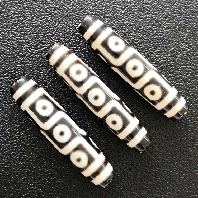 

New High Quality 9 Eyes Dzi Beads, As picture