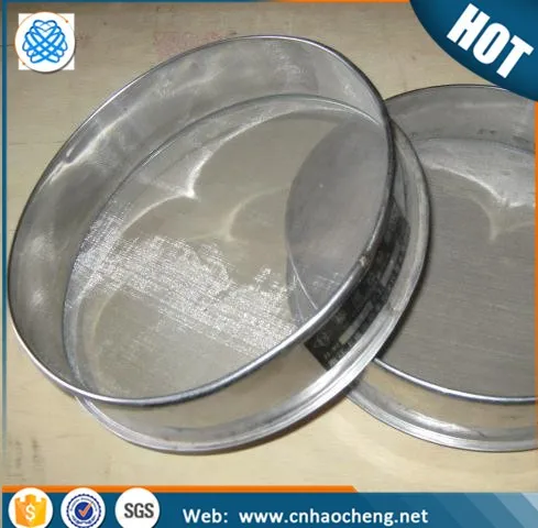 
1 3 10 20 45 75 120 150 300 Micron food grade stainless steel wire mesh cylindrical test sieve 