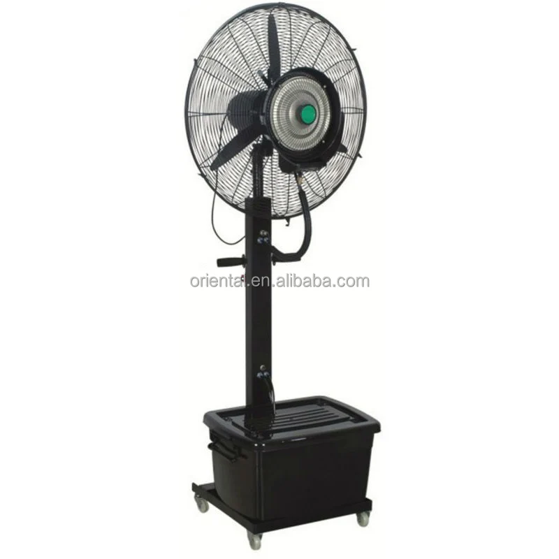 electric fan with water spray