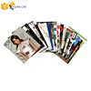Professional factory A4 glossy magazine staples printing services book printing