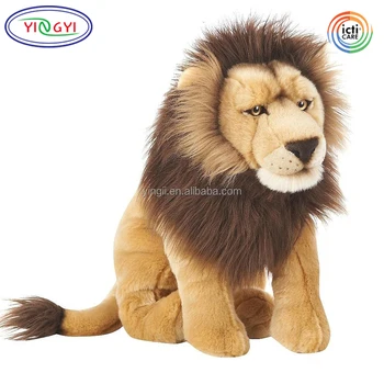 large stuffed lion
