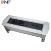 hidden desk socket box type available customized different interface manual flip up table media power socket