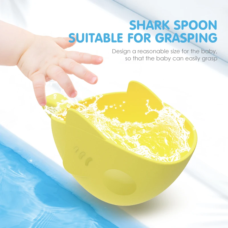 
ingbaby conch sea animals spray water rotary cute bath toy shark spoon baby summer gift 