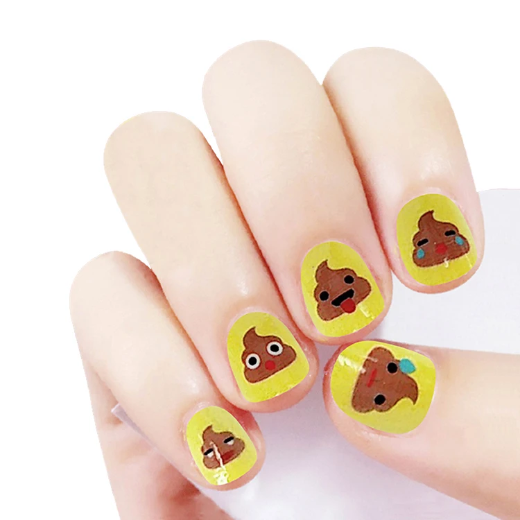 Gros Ongles Pointe Colore Faux Ongles Emoticone Dessin Anime Caca Motif Sur Fond Jaune Buy Sourire Visage Gel Ongles Pointe Coree Gel Ongles Pointe Coree Couleur Faux Ongles Product On Alibaba Com