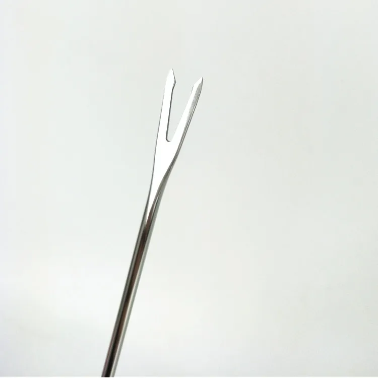 Stainless Steel Fondue Fork With Different Color Handle Cheese And
