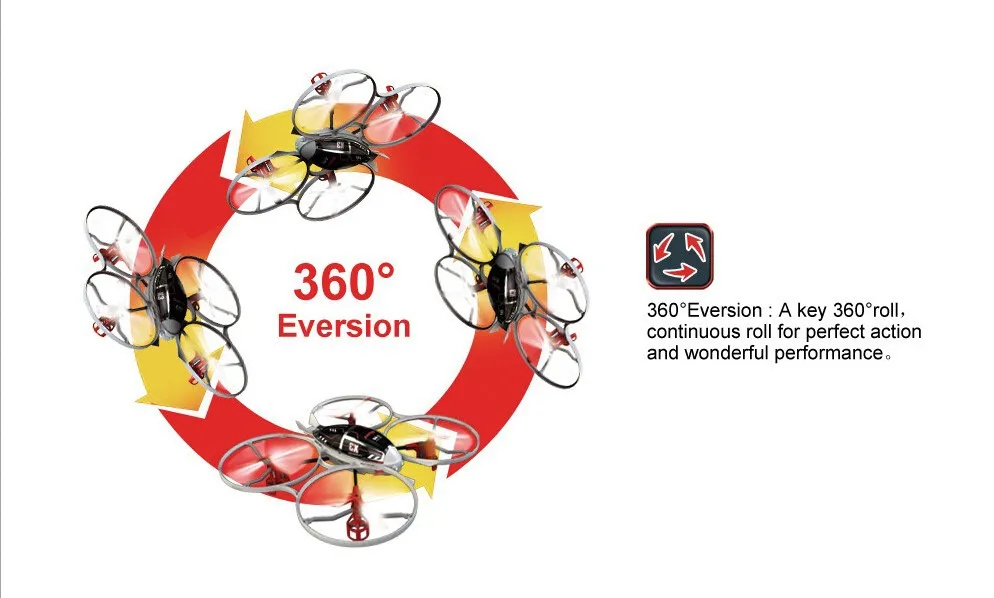 Yitao Tech. Funny Pumpkin Head Style Mini Rc Flyer Infrared Flying Saucer With