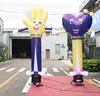 2018 Inflatable Advertising Dancing tube huge heart shaped dancer with moving hands for welcome